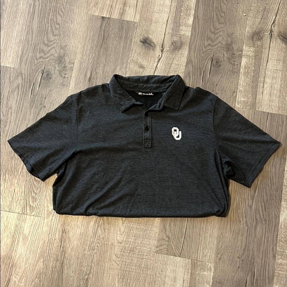 Grey Oklahoma University Travis Mathew Shirt